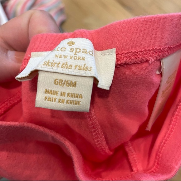 Kate Spade Pink Striped Top and Leggings Set - Picture 4 of 4